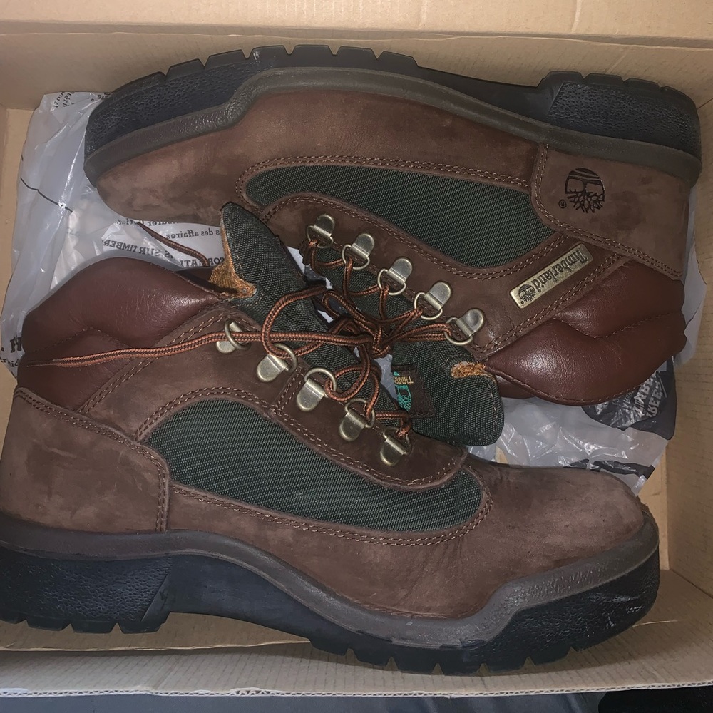 Beef & broccoli Timberland field boots